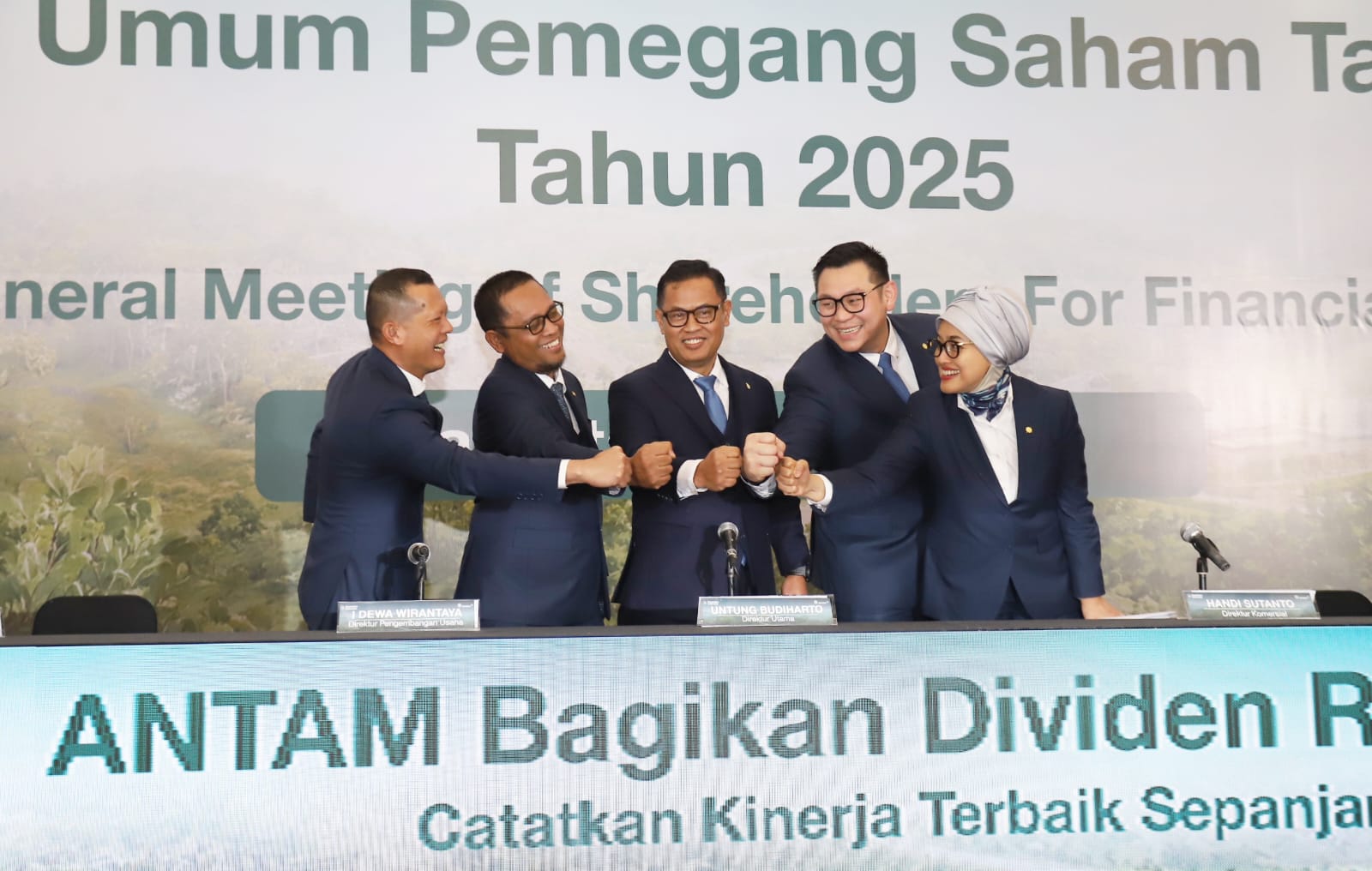Antam reshuffles board, approves Rp5.04 trillion dividend